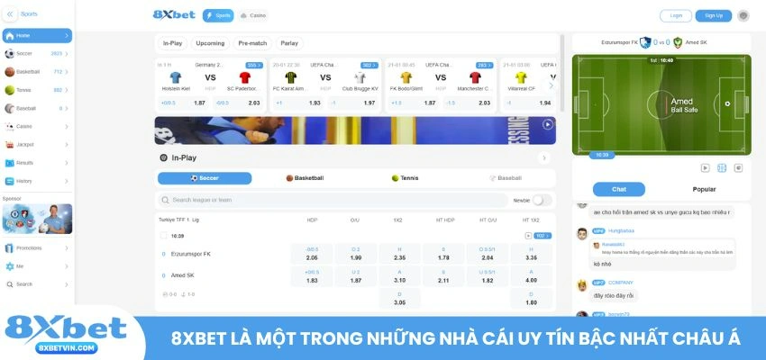8XBET là một trong những nhà cái uy tín bậc nhất châu Á